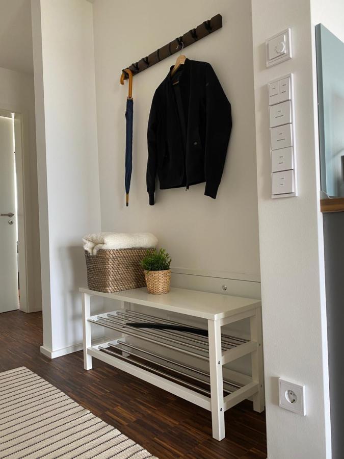 Modernes Apartment Am Hafen Mit Seeblick Grossraeschen Exterior foto